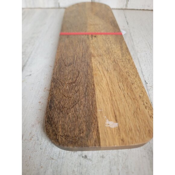 Hallmark appetizer platter enjoy wooden Xmas home decor - Picture 5 of 6